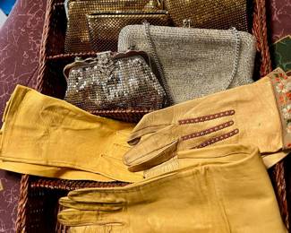 Assortment of Clutches, Women's Fashion/Driving Gloves
