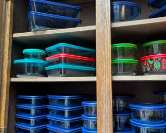 Pyrex Glass Storage Containers