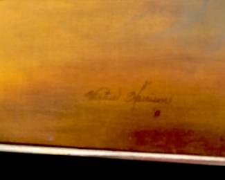Framed Oil Painting by Virtue Harrison