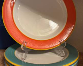 Set of 4 Ceramica San Marciano Handpainted Plates –Made in Italy