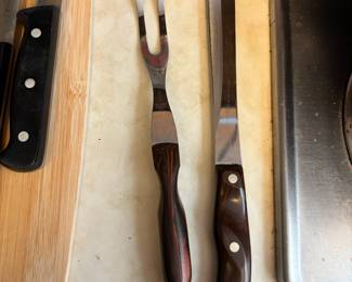 J.A .Henckels Kitchen Knives, Cutco 2 Piece Carving Set