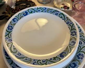 Corelle Vitrelle "Serenity" Salad & Dinner Plates