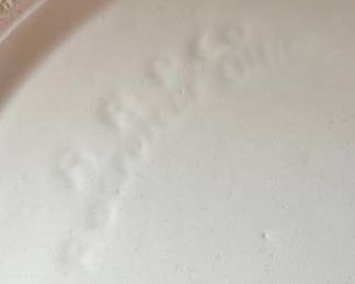 Robinson Ransombottom Pottery Co. Hand Painted Stoneware Serving Bowl