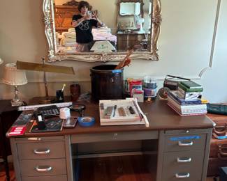 Shaw Walker vintage desk 