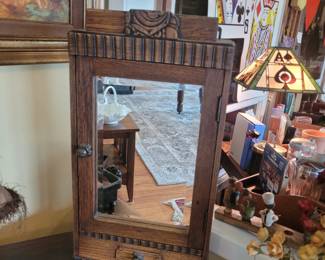 Antique medicine cabinet