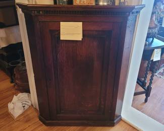 Antique corner cabinet