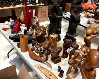 Wood sculptures