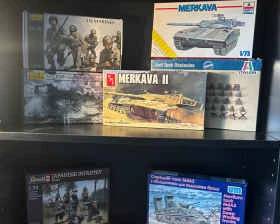 Historical Military Model Kit Lot 1 72 1 76 Scale Figures, Vehicles, and Dioramas