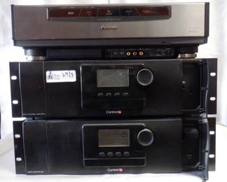 LOT OF 3 ELECTRONICS INCLUDING PANASONIC NV-BS900, CONTROL MEDIA CONTROLLERS