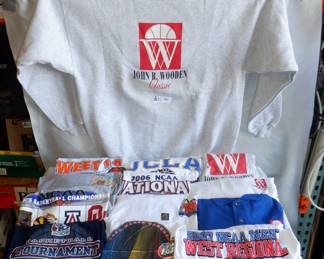 LARGE LOT UCLA/WOODEN SWEATSHIRTS NOS