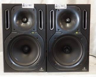 LOT OF 2 BEHRINGER TRUTH B2031A STUDIO MONITORS (HAVE A HUM)