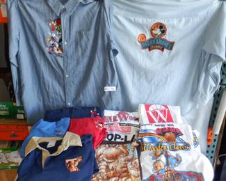 LARGE LOT CLOTHES INCLUDING DISNEY. AND MORE MOST SIZES LARGE AND XL