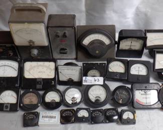 LOT MISC INCLUDING TEST AND MEASUREMENT, GAUGES AND MORE