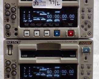 LOT OF 2 SONY DSR-1500A DV CAM