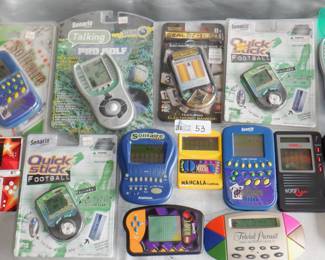 LOT HANDHELD GAMES SOME NOS