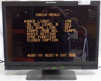 LOT OF 2 DESKTOP MONITORS INCLUDING SONY LMD-2050W, JVC DT-V24G1Z