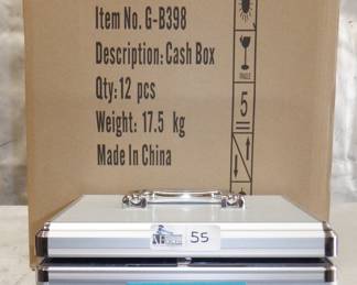 CASE "BUY A SAFE CASH BOXES 12 PIECES NOS