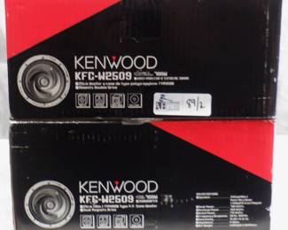 LOT OF 2 KENWOOD KFC-W2509 SUBWOOFERS NOS