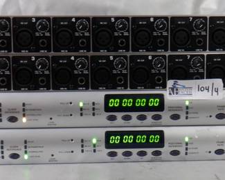LOT OF 4 ELECTONIS INCLUDING DIGIDESIGN SYNC, BEHRINGER PRO-8 ULTRAGAIN