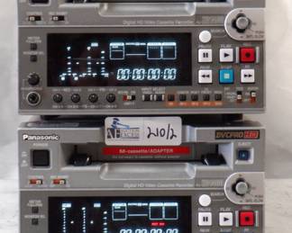 LOT OF 2 PANASONIC AJ-HD1400 DVC PRO