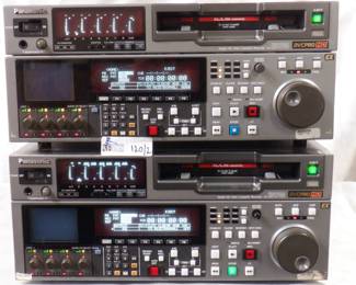 LOT OF 2 PANASONIC AJ-HD1700 DVC PRO HD EX