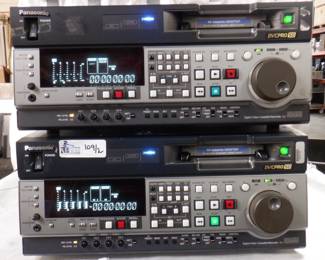 LOT OF 2 PANASONIC AJ-SD995 DVC PRO 50