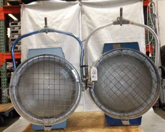 LOT OF 2 CINEMILLS 12KW SUPER SILVER BULLET PRO LIGHTING(36X36X30)