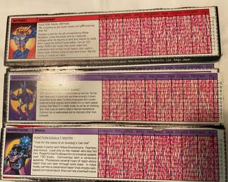 TECH SPEC CARDS FOR THE TRANSFORMERS CHARACTERS FROM GENERATION 1 TOY