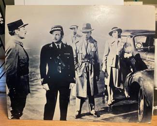 (POSTER) CASABLANCA STARRING: HUMPHREY BOGART & INGRID BERGMAN 1942