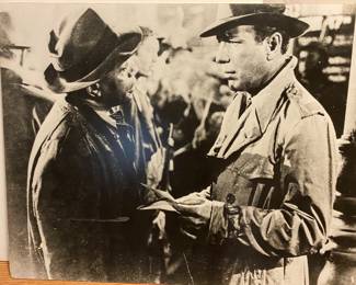 (POSTER) CASABLANCA 1942 STARRING HUMPHREY BOGART & RICK BLAINE