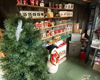 The basement holds a LARGE quantity of Vintage Holiday Items! 