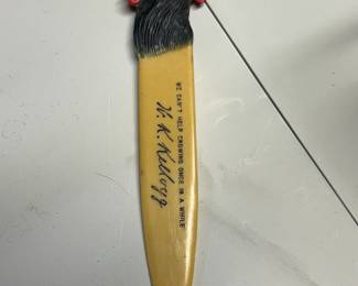 This is a RARE EARLY CELLULOID Piece! This is an antique celluloid letter opener that was a premium form the Kellogg’s Company. It dates to the early 1900’s and is in EXCELLENT condition! Please view all pics of this treasure!