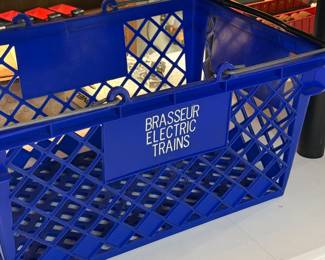 Brasseur electric trains was an old town Saginaw for decades! This is the last of their store shoppingbaskets!