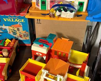 The bottom portion of this picture shows the Playschool village!
