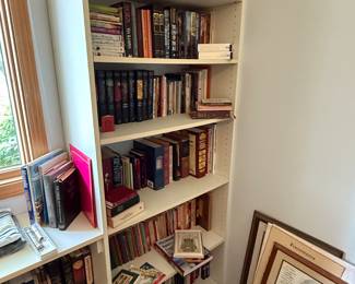 This room houses 95% of the books in the home. Something for everyone! 