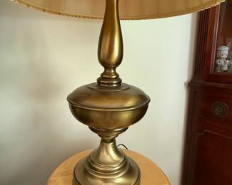 Here’s a lovely brass lamp