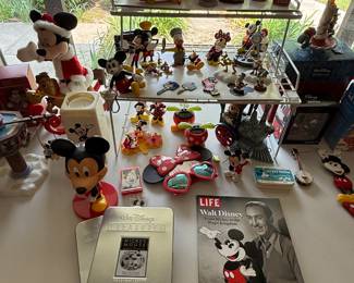 We have everything from figurines to books to DVDs to videos to special editions and some beautiful Mickey Mouse watches!