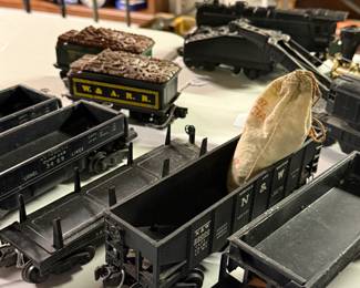 Here are some great coal cars with small bags of coal!
