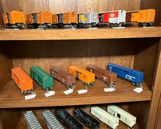 This is rack two of individual train cars