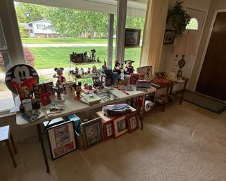 The living room has been turned into Disney Central!