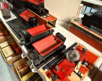 Many of the train cars and pieces come in multiples!