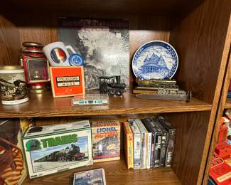 There are many pieces of memorabilia that deal with local train stations in the Great Lakes Bay region