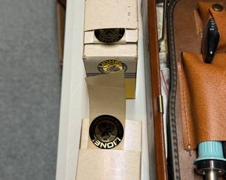 These are two boxes of great stickers that were given to dealers to put on bags and boxes for the Lionel train 75th anniversary! The crazy thing is Lionel trains was founded in 1900! So these sticker boxes that are filled in an excellent condition are from 1975! FIFTY YEARS AGO! 