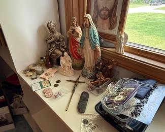 Lots of Christian  items too! 