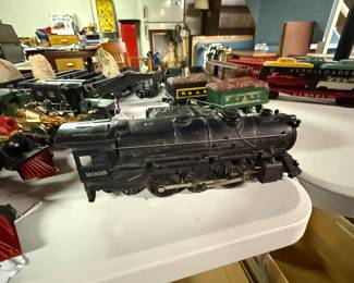 This is by far one of the heaviest pieces we have it’s a vintage metal Lionel steam engine!