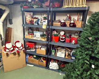 And here’s another two shelving units filled with holiday!