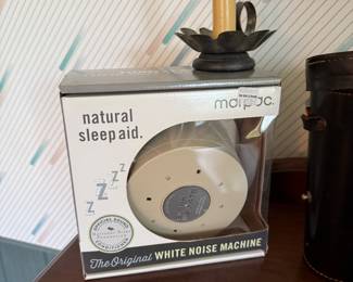 There’s a white noise machine there’s actually two of these ones in its box