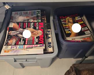 Large playboy collection