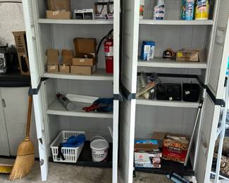 2 cabinets (garage storage)