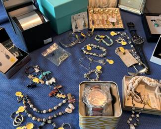 Nice assortment of Jewelry and watches